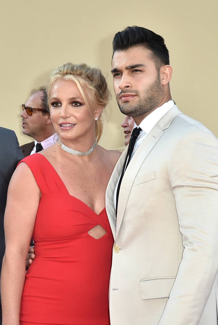 Close-up of Britney and Sam