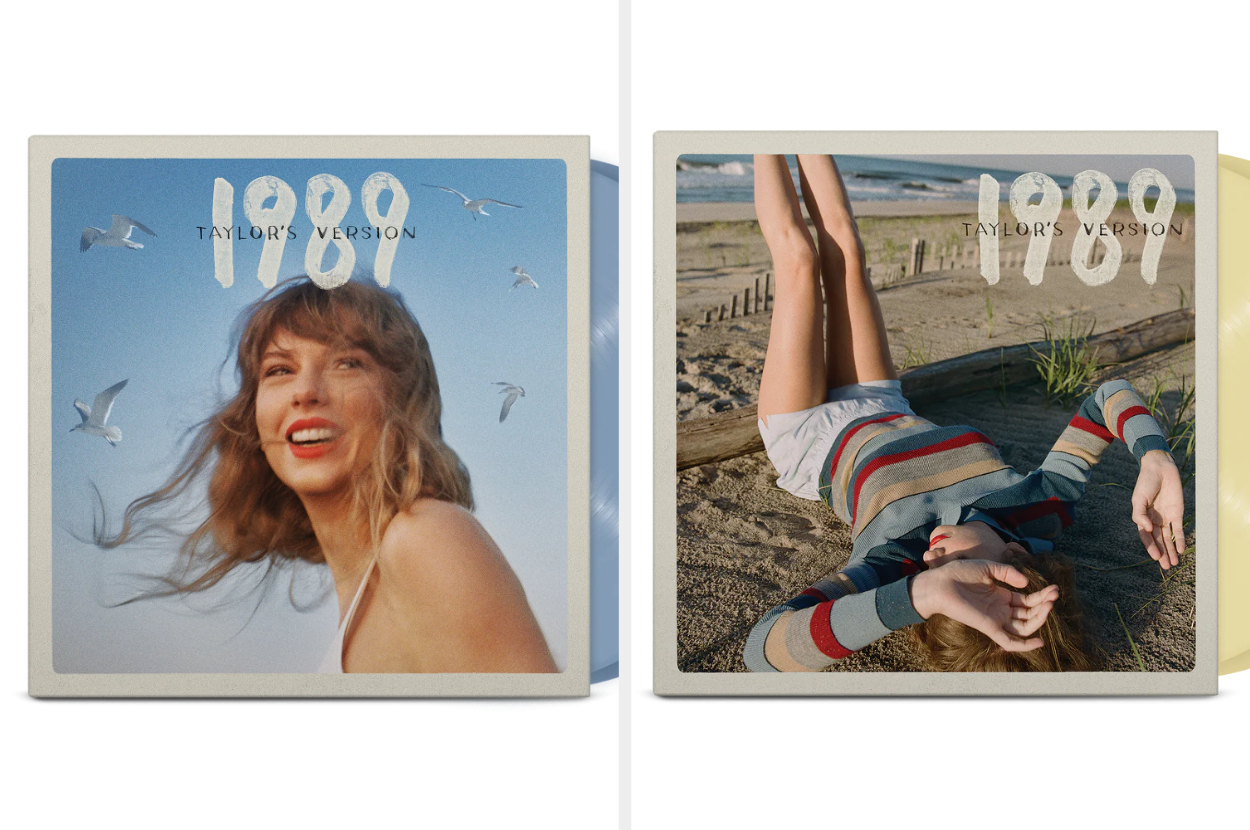 Side-by-side of the &quot;1989&quot; cover images