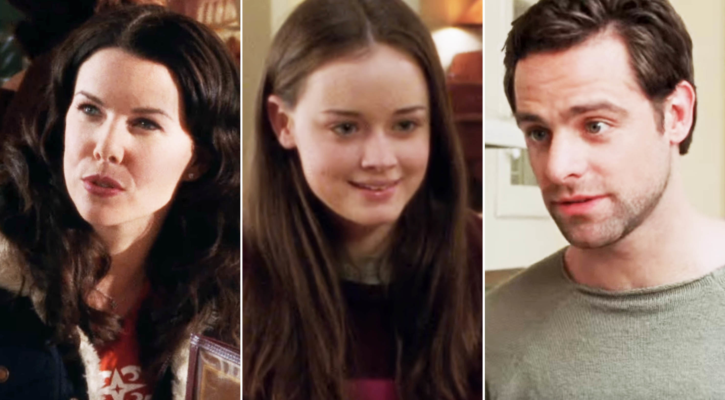 Lorelai, Rory, and Christopher