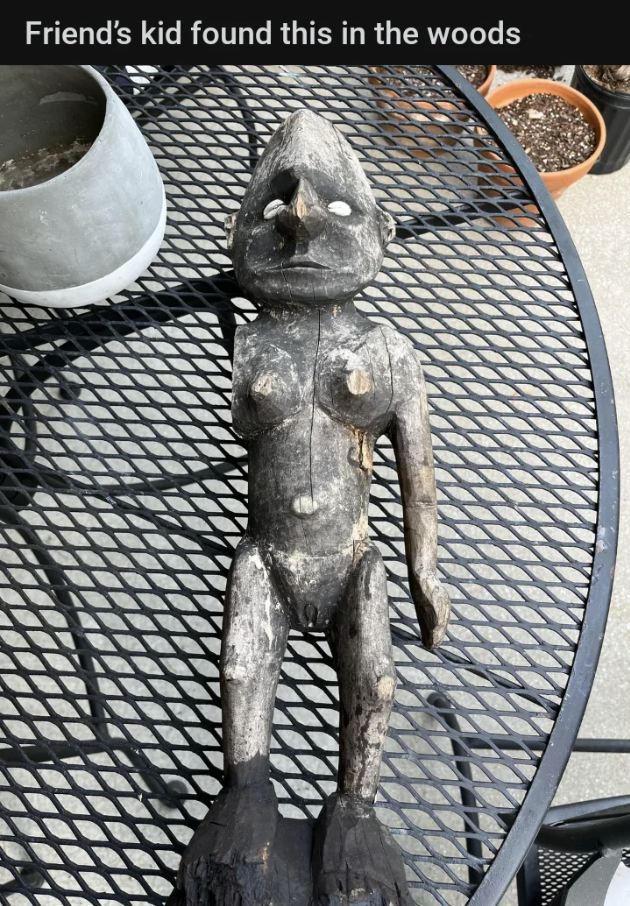 &quot;Friend&#x27;s kid found this in the woods&quot;