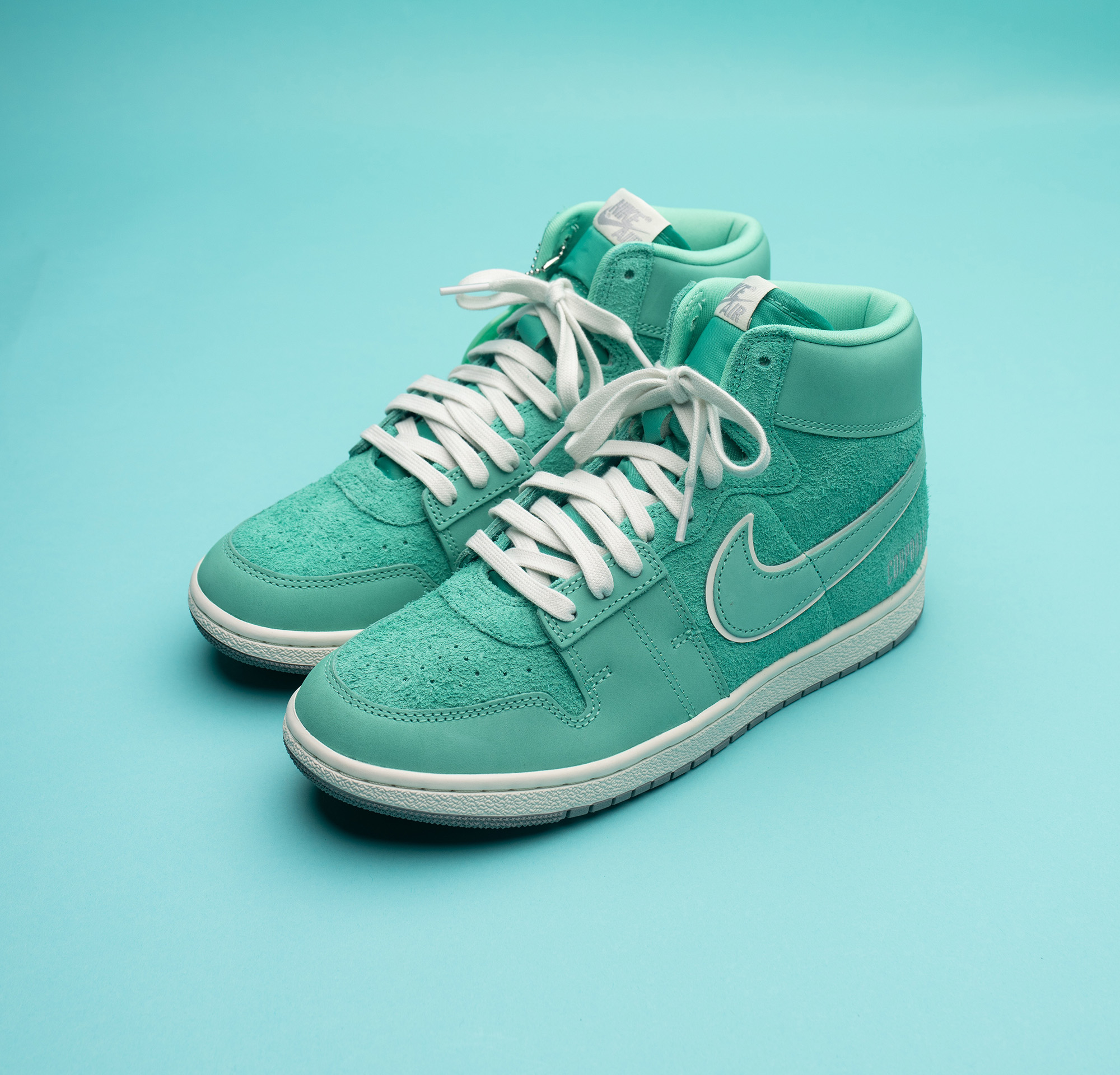 Corporate Unveils Teal Suede Jordan Air Ship Collaboration | Complex