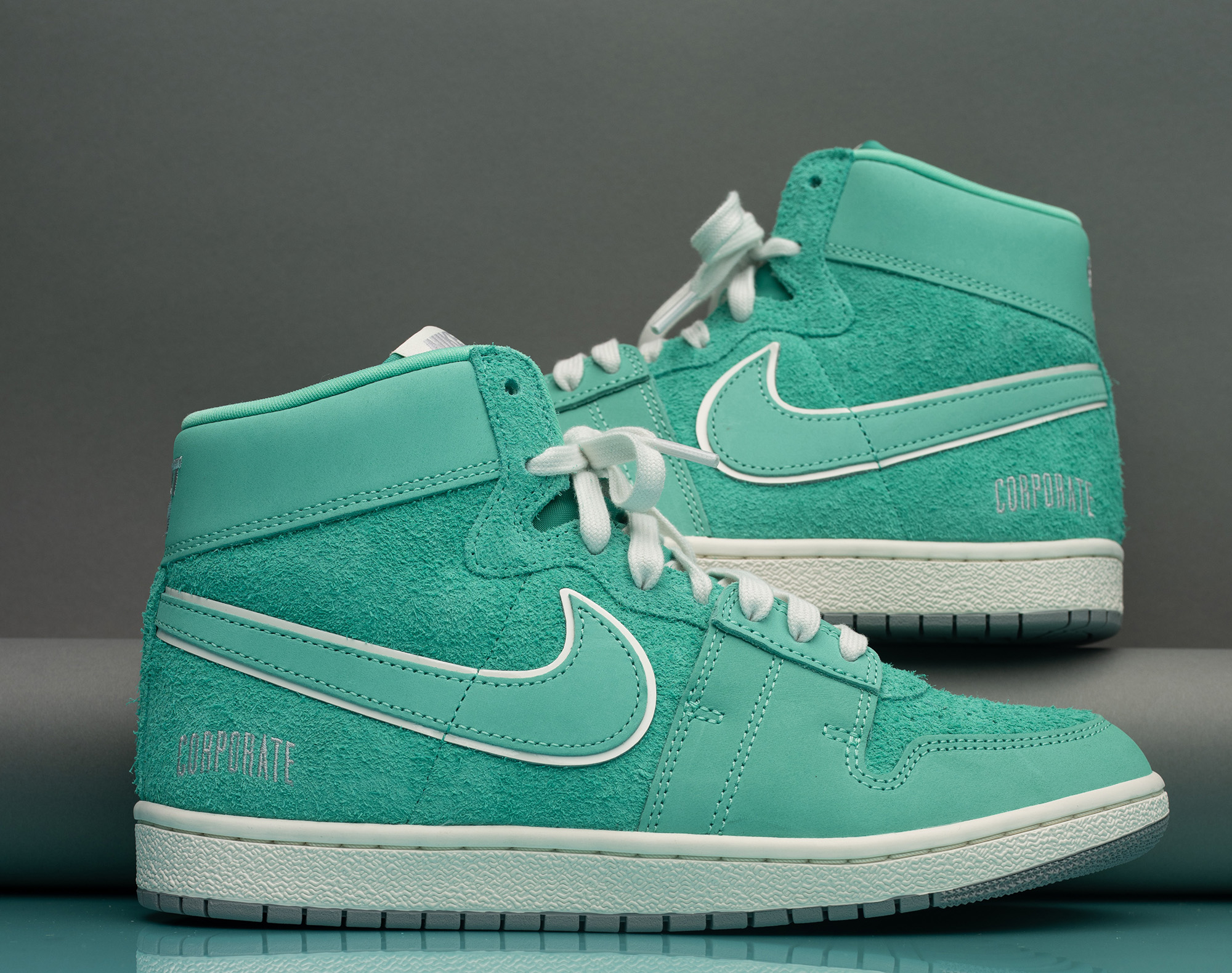 Corporate Unveils Teal Suede Jordan Air Ship Collaboration | Complex