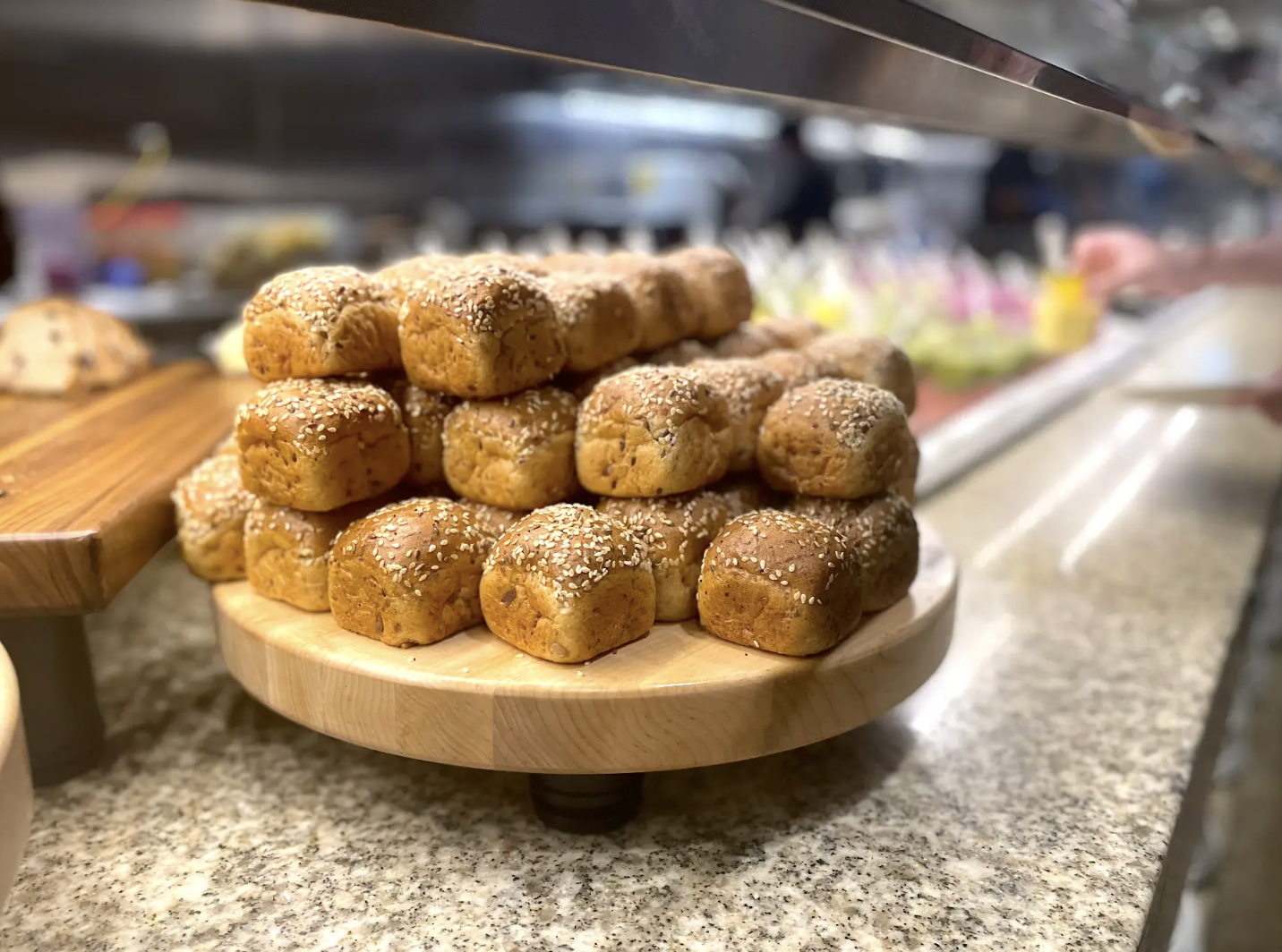 Bread from  bacchanal buffet in las vegas