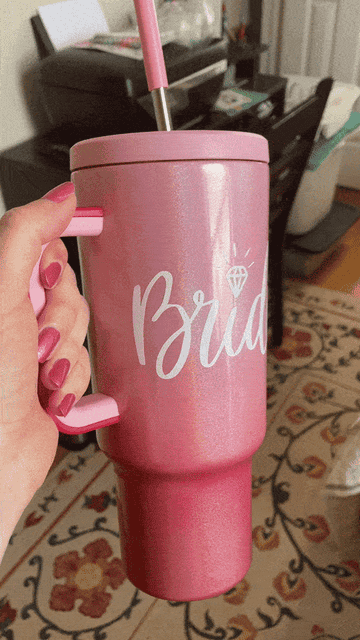animated gif of me moving the mug back and forth making the sparkles shine