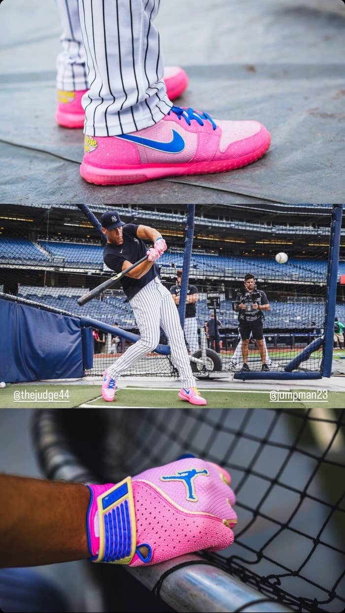 Aaron Judge Wears Rare Nike Air Force 1 Shoes - Sports Illustrated