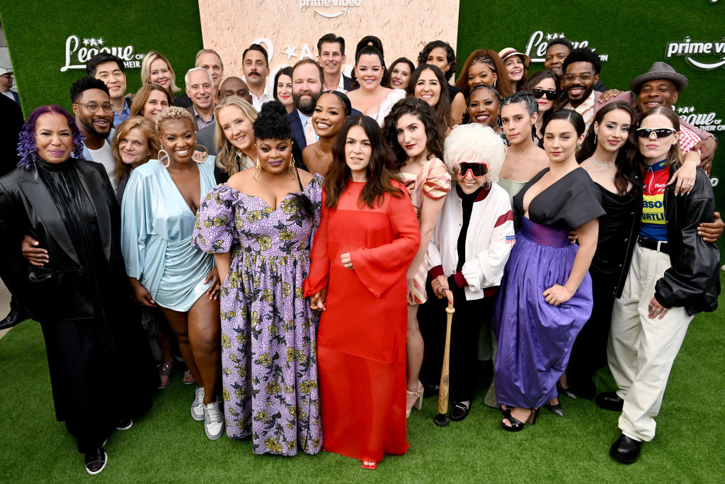 the cast at a premiere event