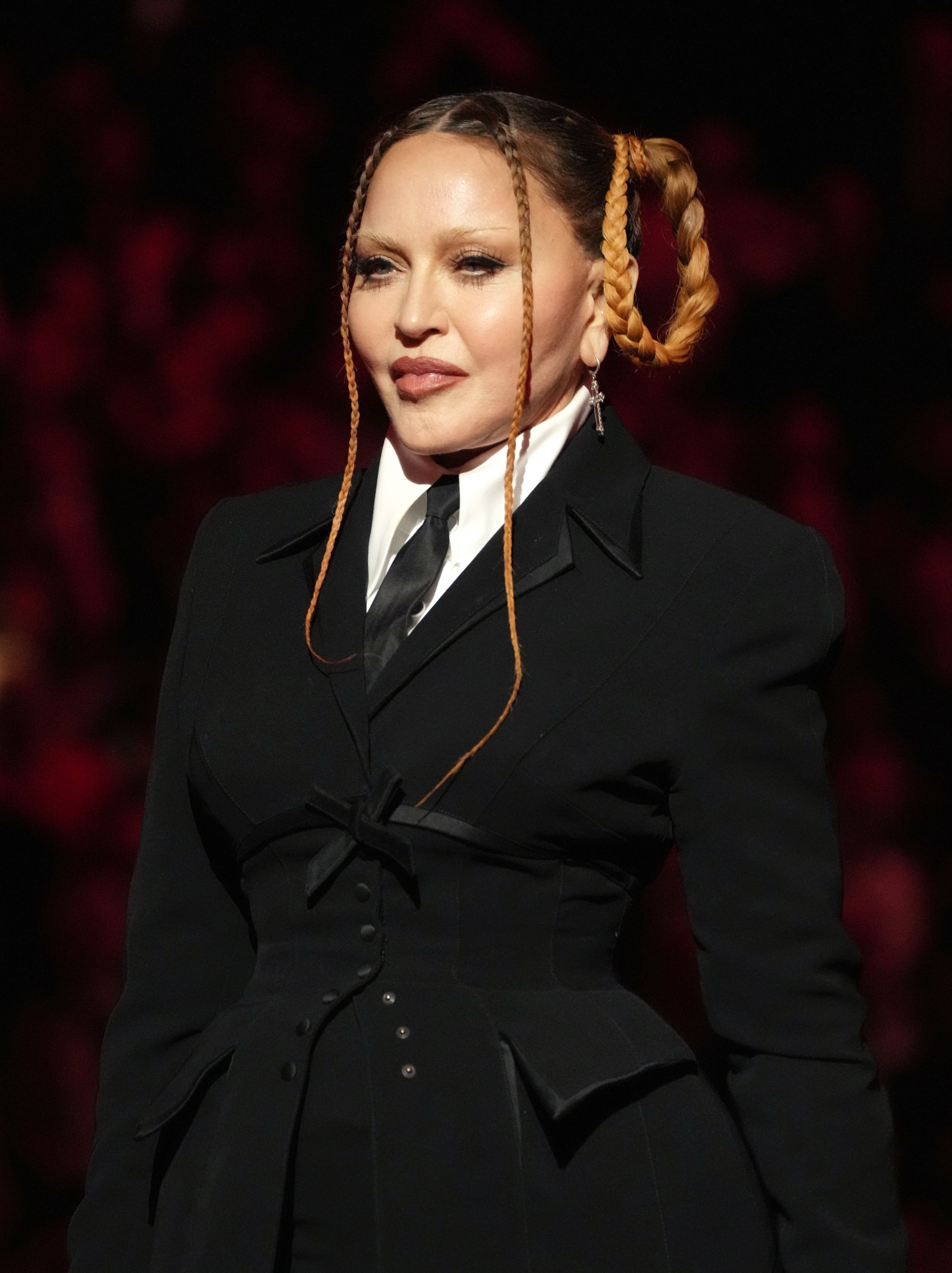 Closeup of Madonna