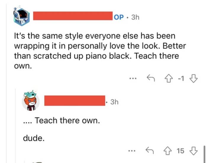 &quot;Teach there own.&quot;