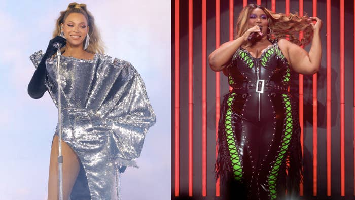 beyonce and lizzo performing live