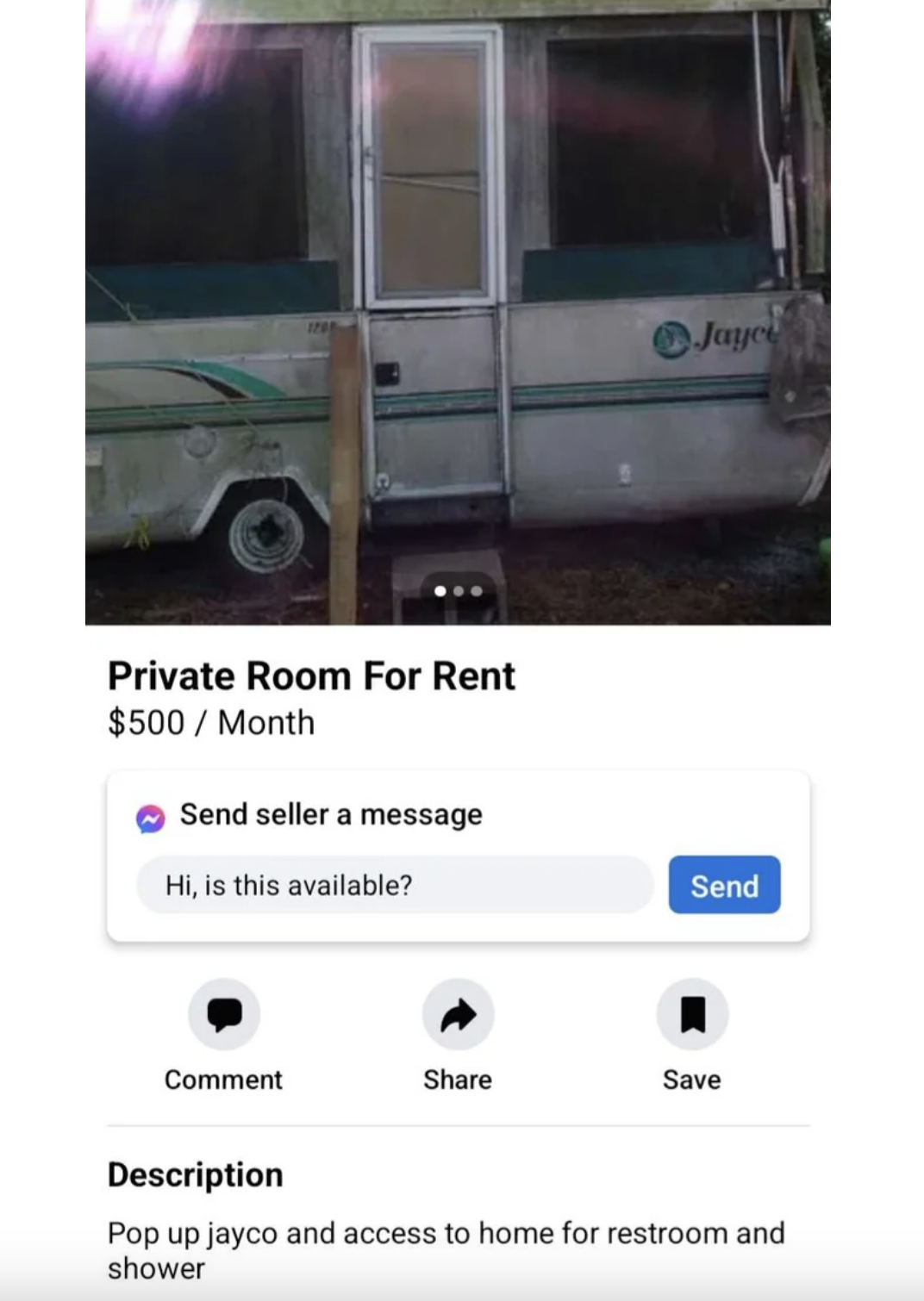 &quot;Private Room for Rent&quot;