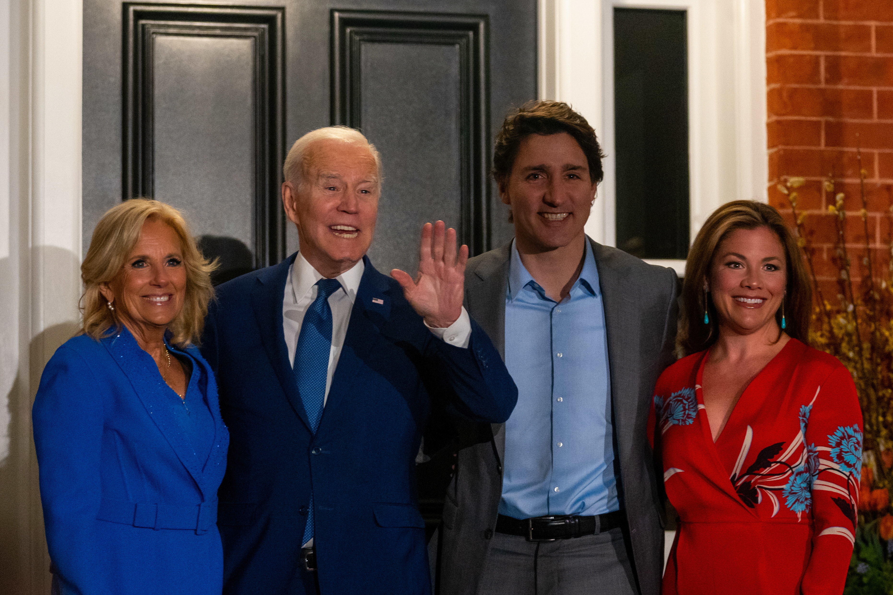the two with president biden and his wife jill