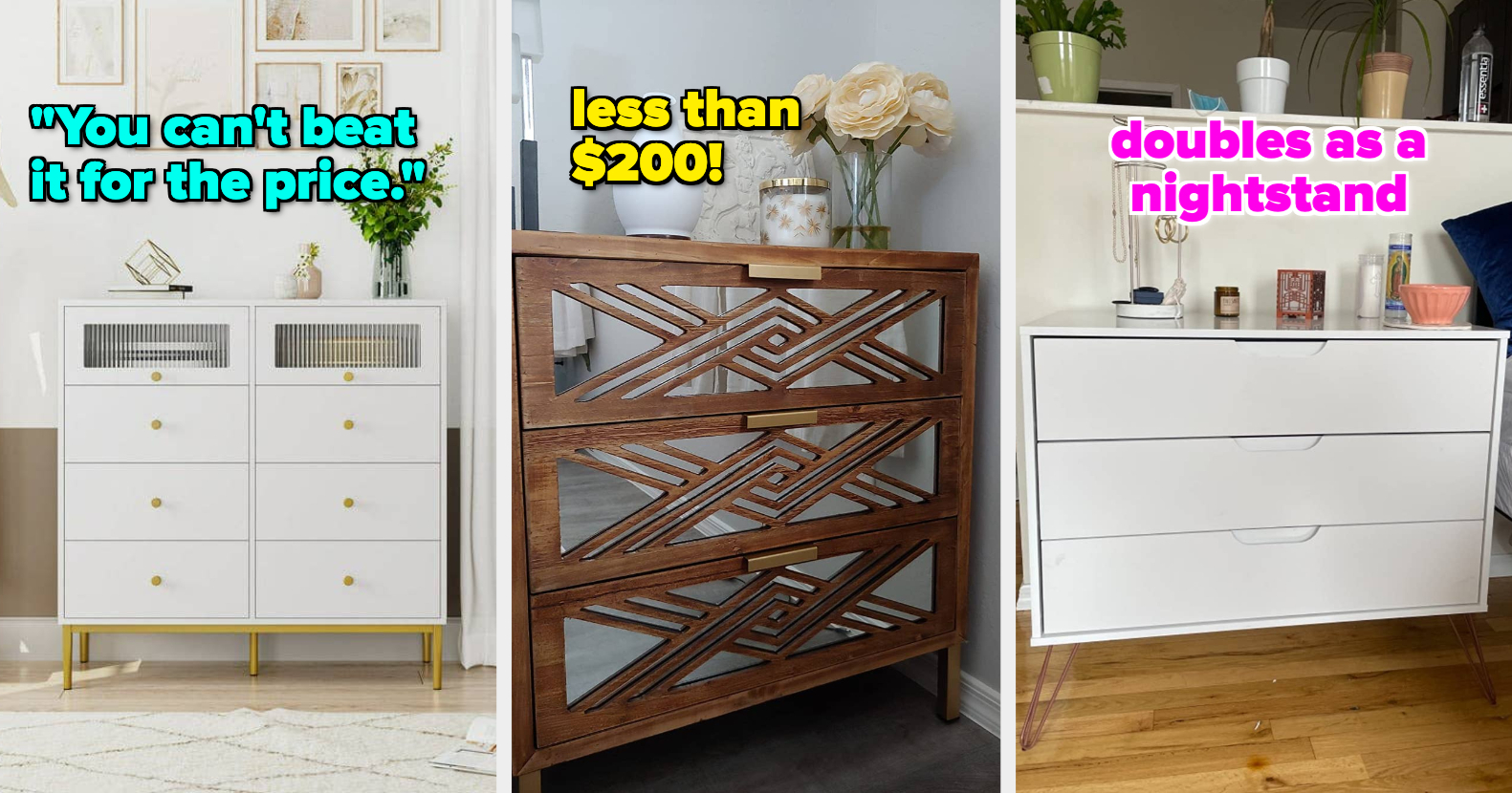 Cheap dressers under deals $50