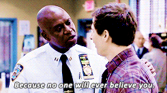 Holt says &quot;no one will ever believe you&quot; to Jake