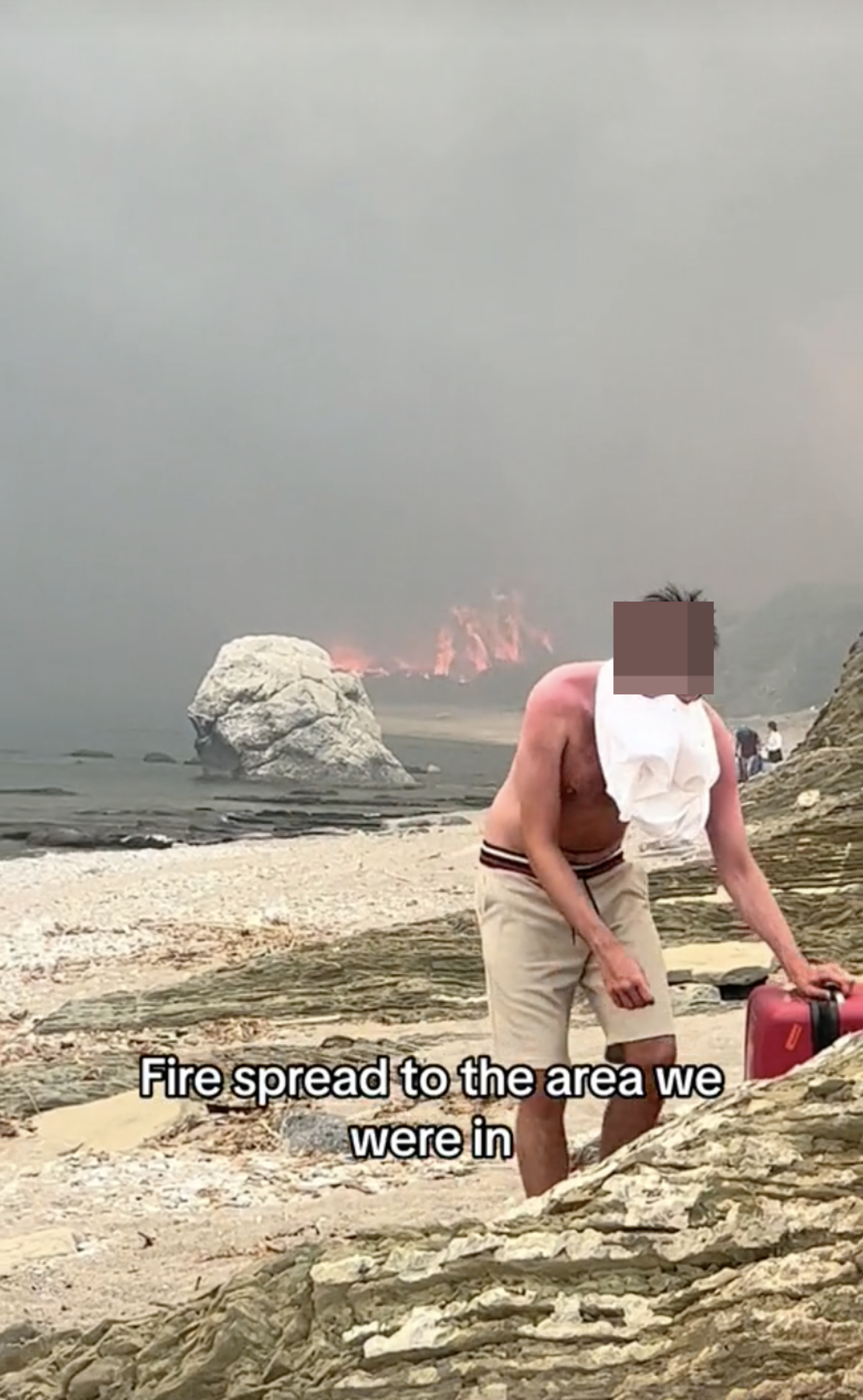 &quot;Fire spread to the area we were in&quot;