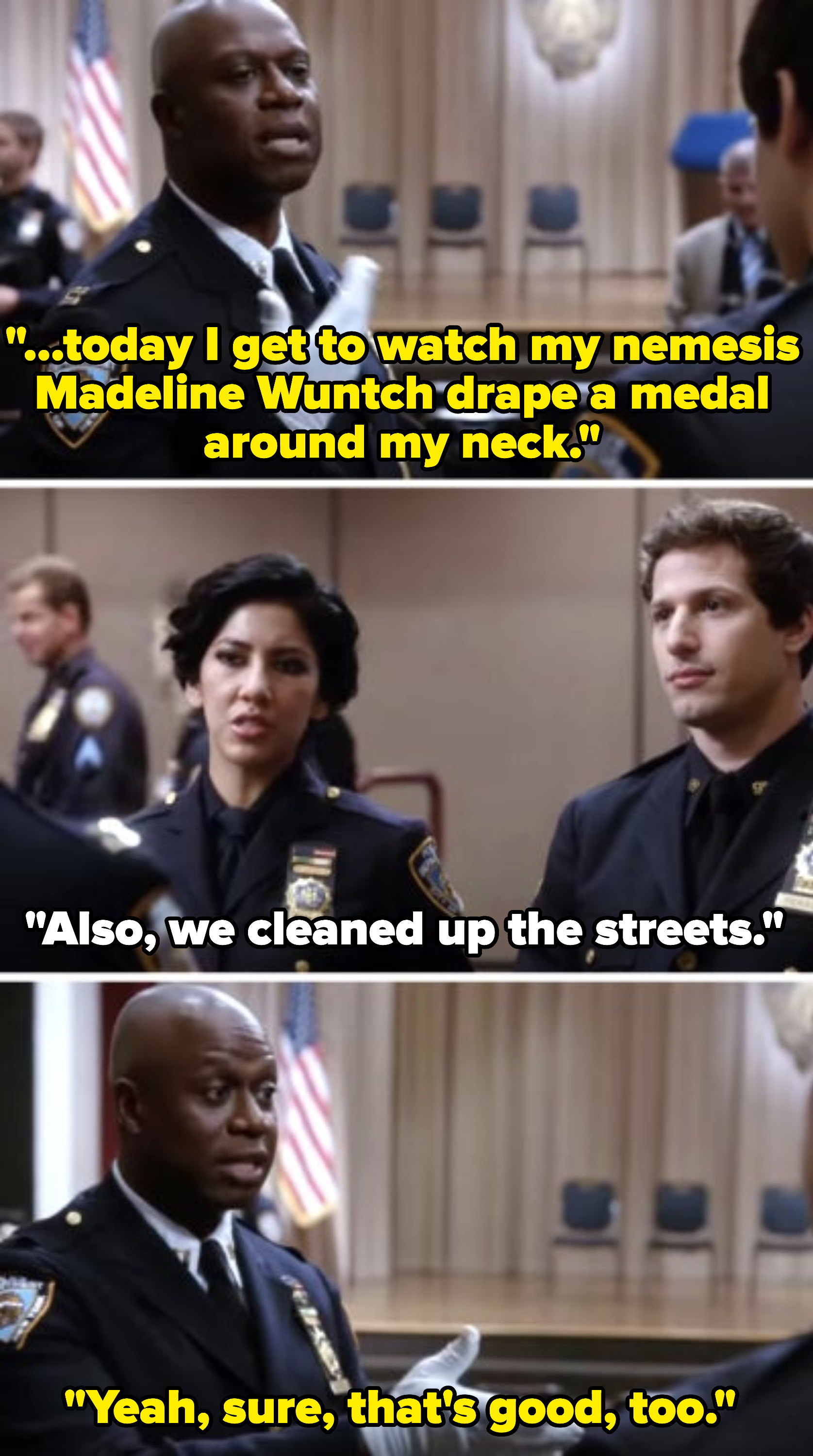 holt talks about how happy he is to own his arch nemesis
