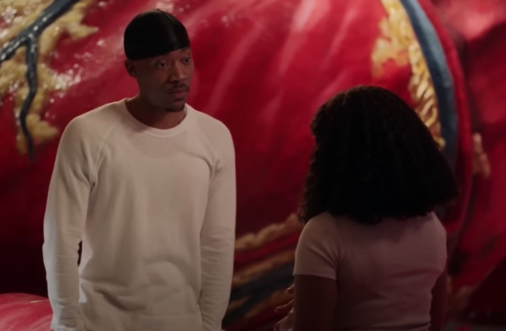 Gregory and Janine confessing they like each other in Abbott Elementary