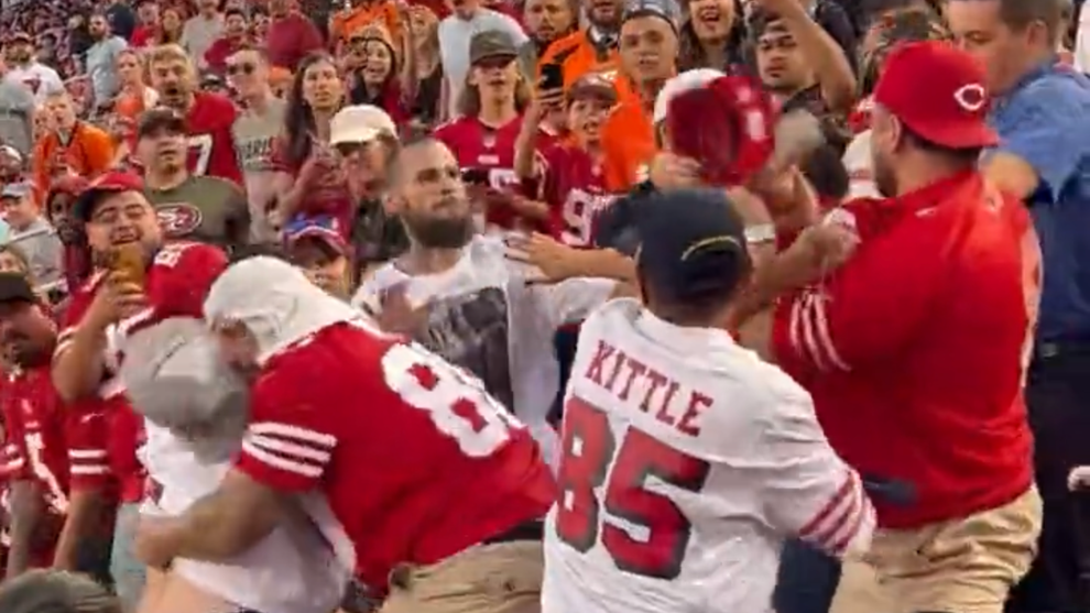 49ers and Broncos Fans Brawl During Preseason Game - Men's Journal