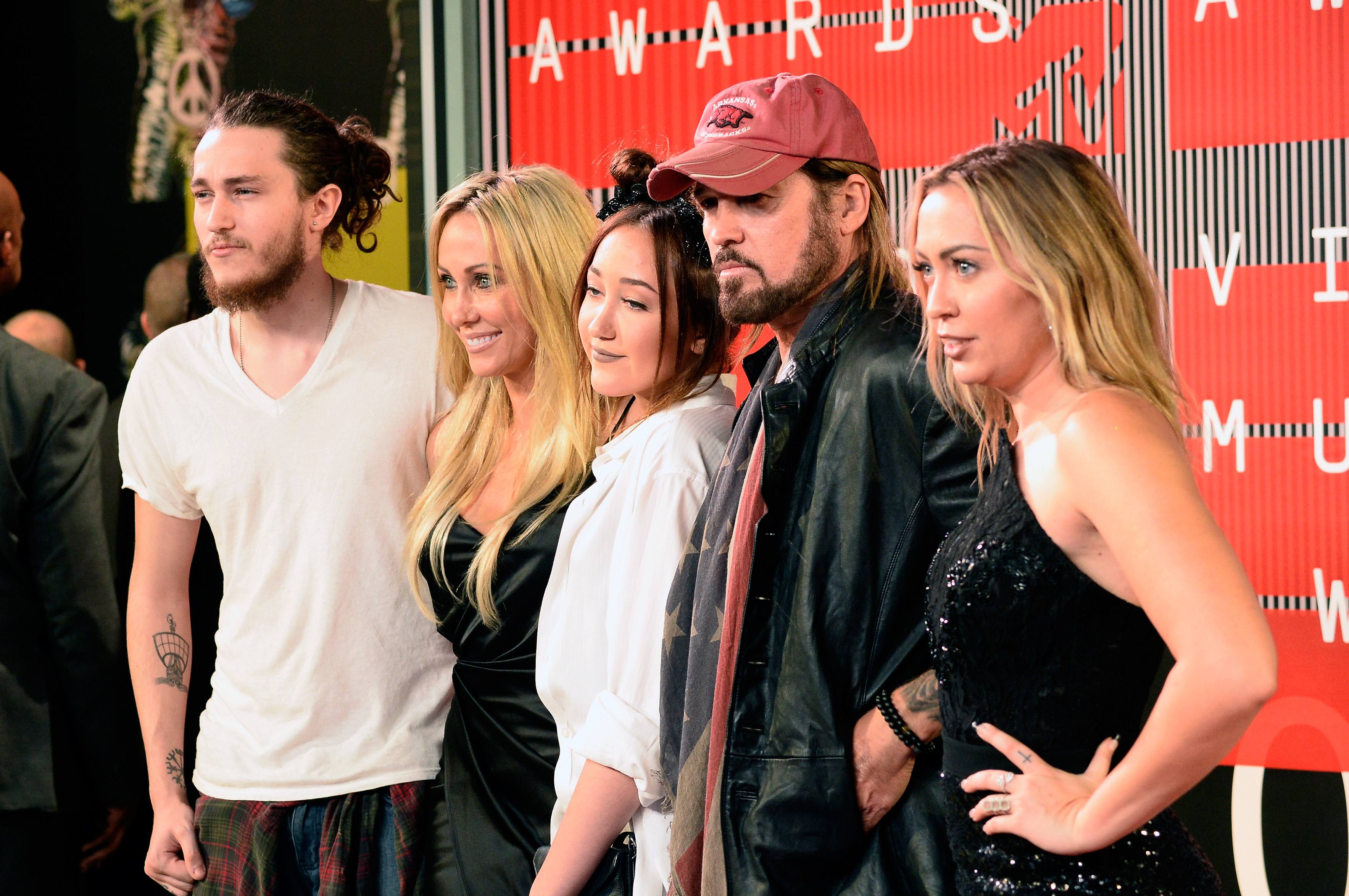 Braison, Tish, Noah, Billy Ray, and Brandi at an MTV event