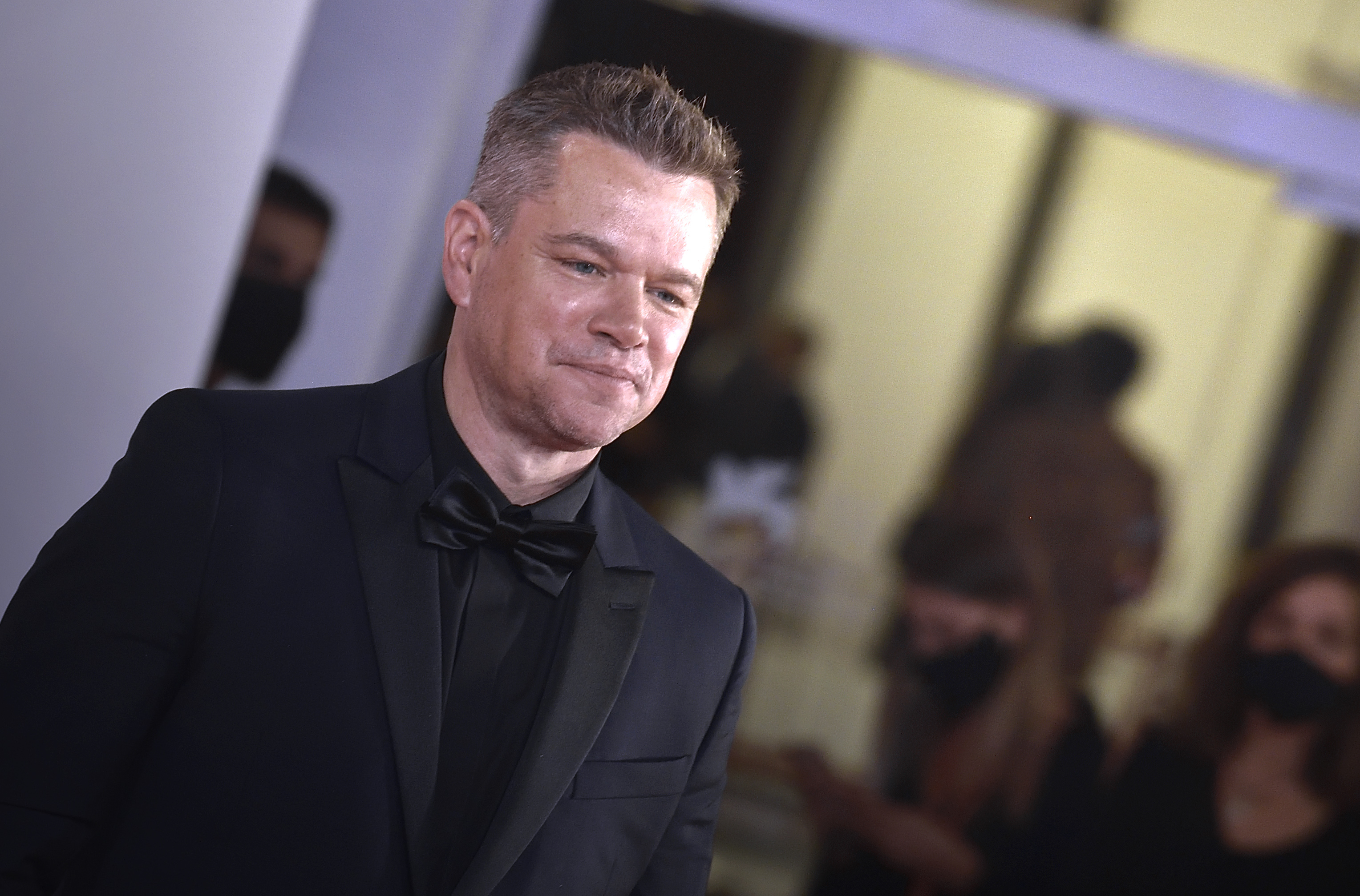 Closeup of Matt Damon