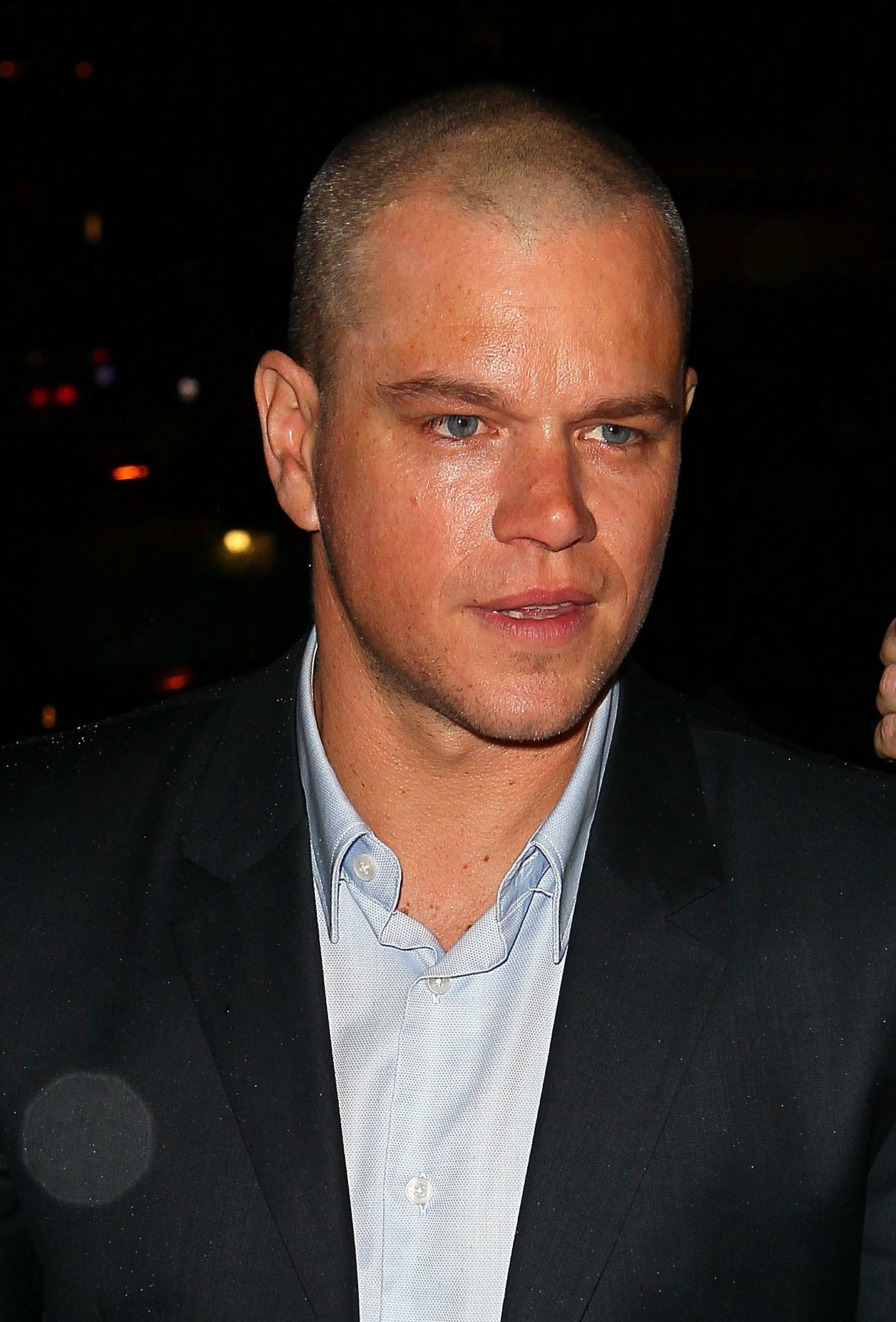 Closeup of Matt Damon