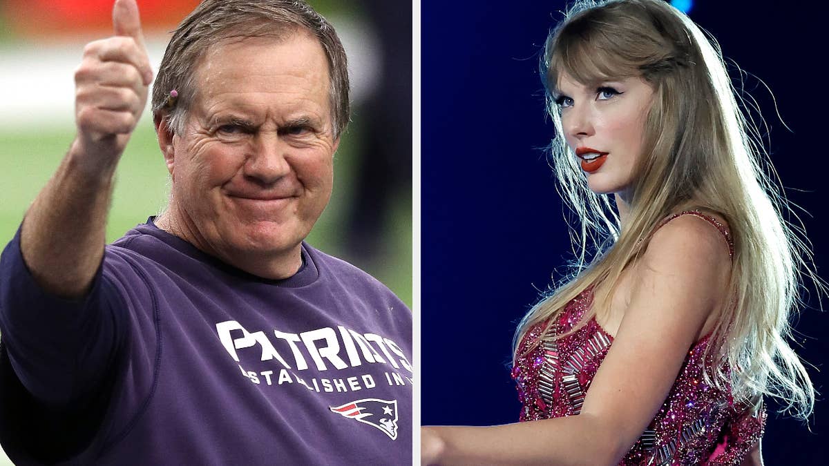 The Patriots coach praised Taylor Swift, calling her "tough" and her performance "impressive."