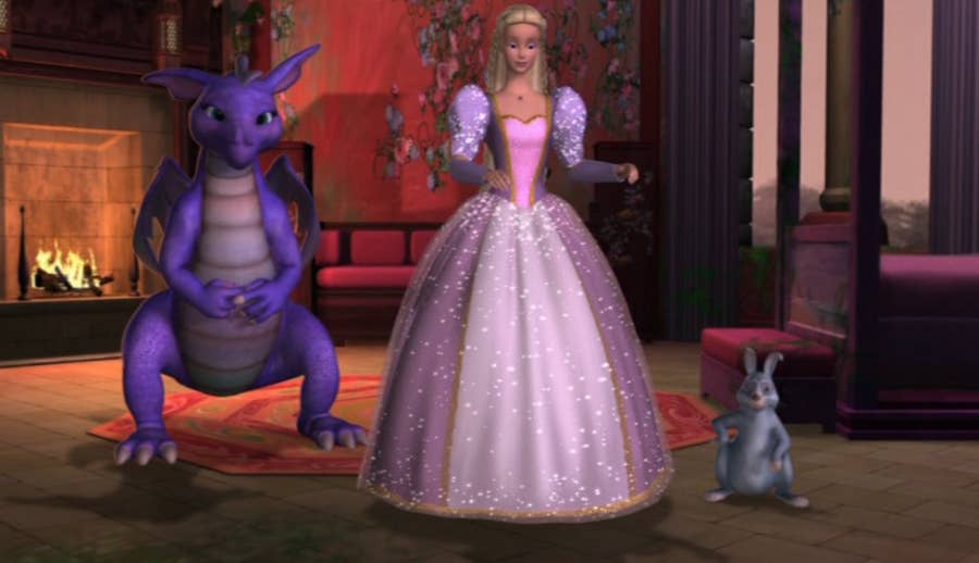 Barbie Rapunzel camomile Side by