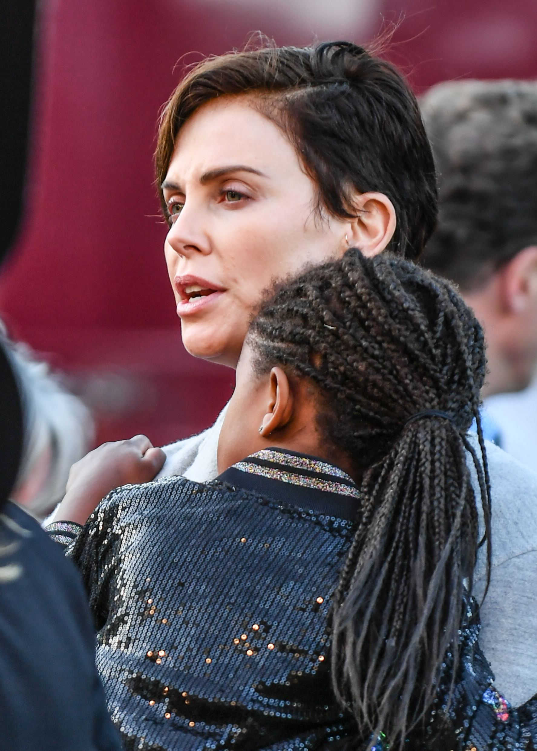 Charlize with her daughter