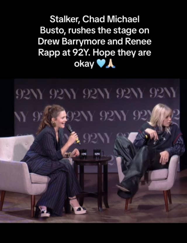 Drew Barrymore and Reneé Rapp in conversation