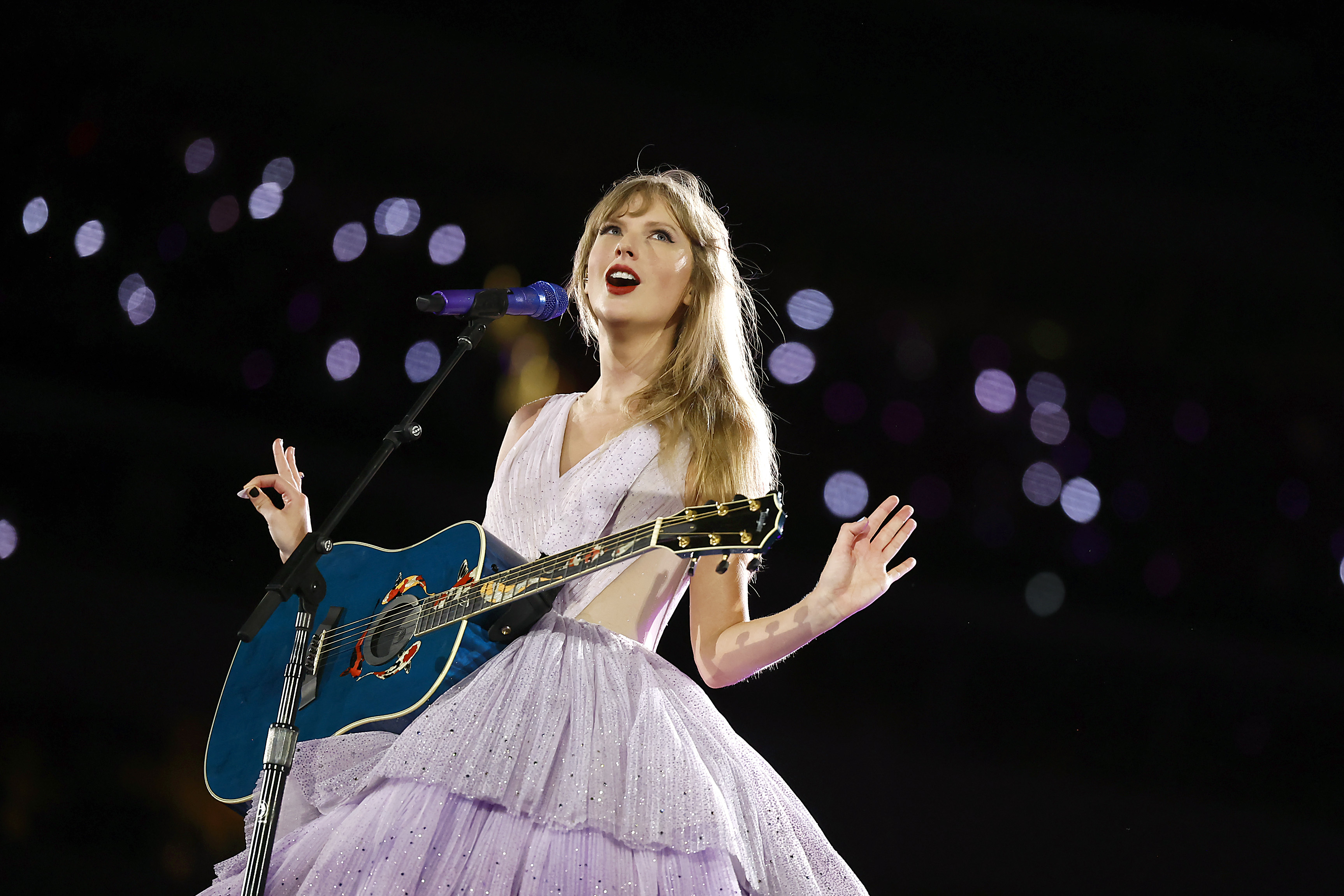 Taylor Swift onstage