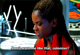 person saying, don&#x27;t scare me like that, colonizer