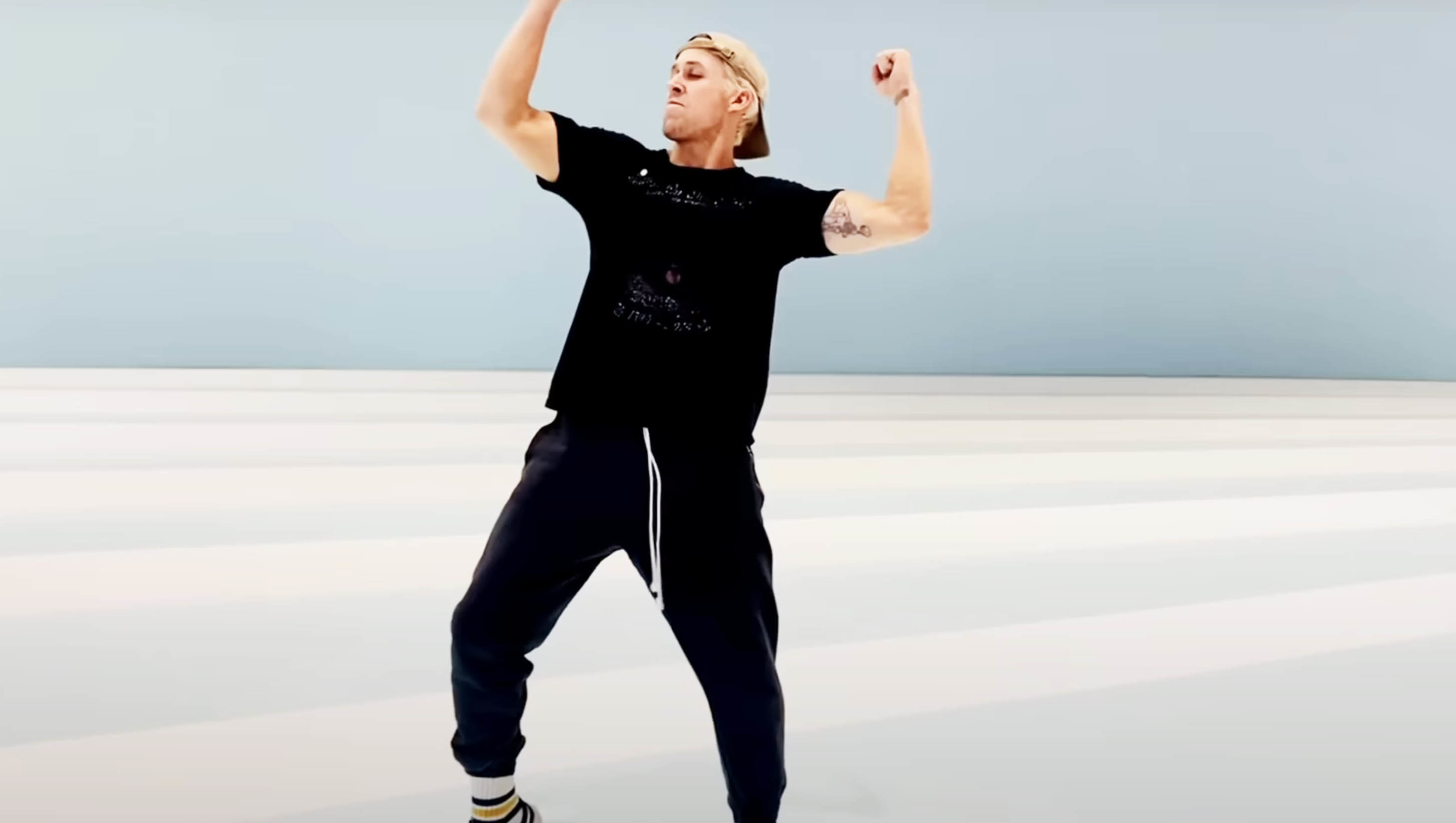 Watch Ryan Gosling Rehearse 'I'm Just Ken,' Practice Barbie Dance Moves