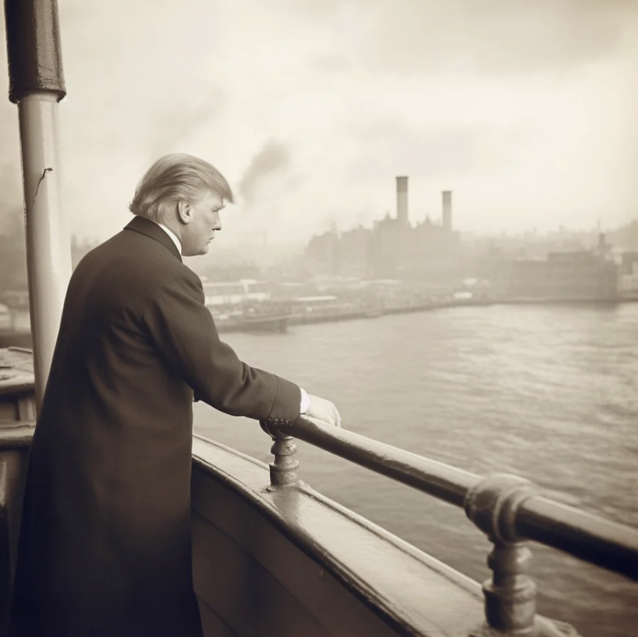 Trump aboard the Titanic