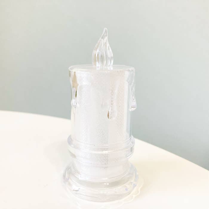 Seria(セリア)のインテリア雑貨「きらきらラメロウソク」