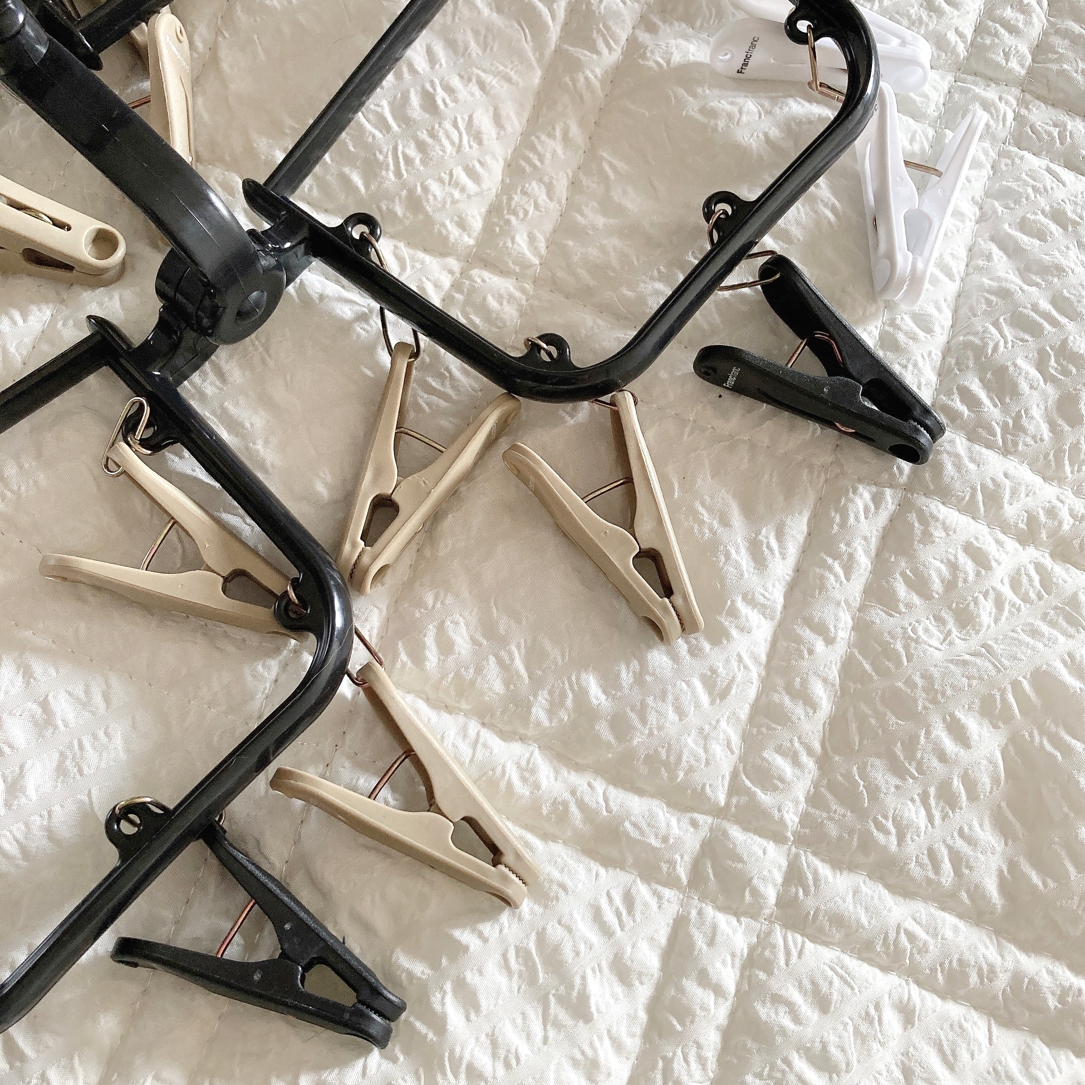 Francfranc（フランフラン）のオススメの洗濯グッズ「ランドリーハンガー20ピンチ」