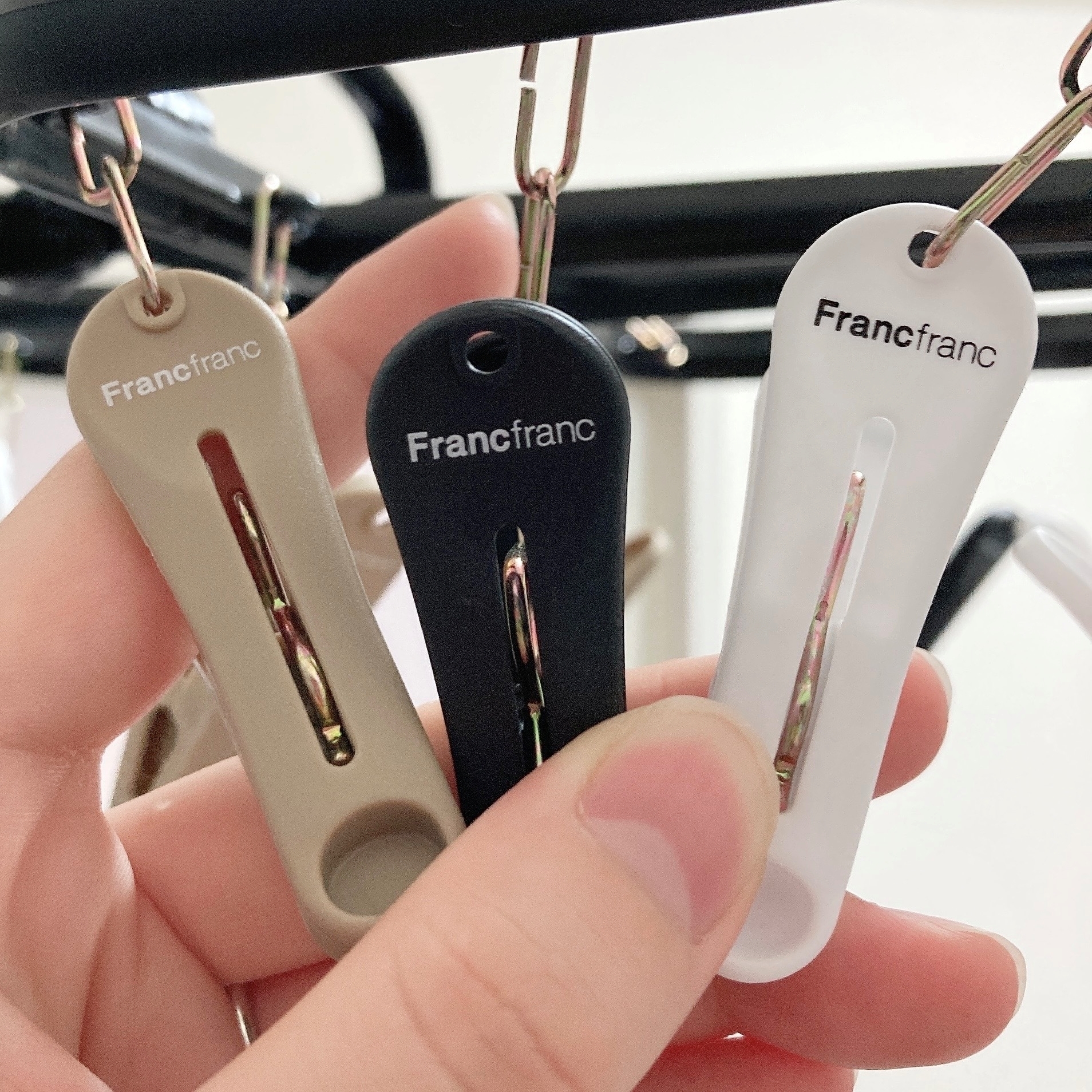 Francfranc（フランフラン）のオススメの洗濯グッズ「ランドリーハンガー20ピンチ」