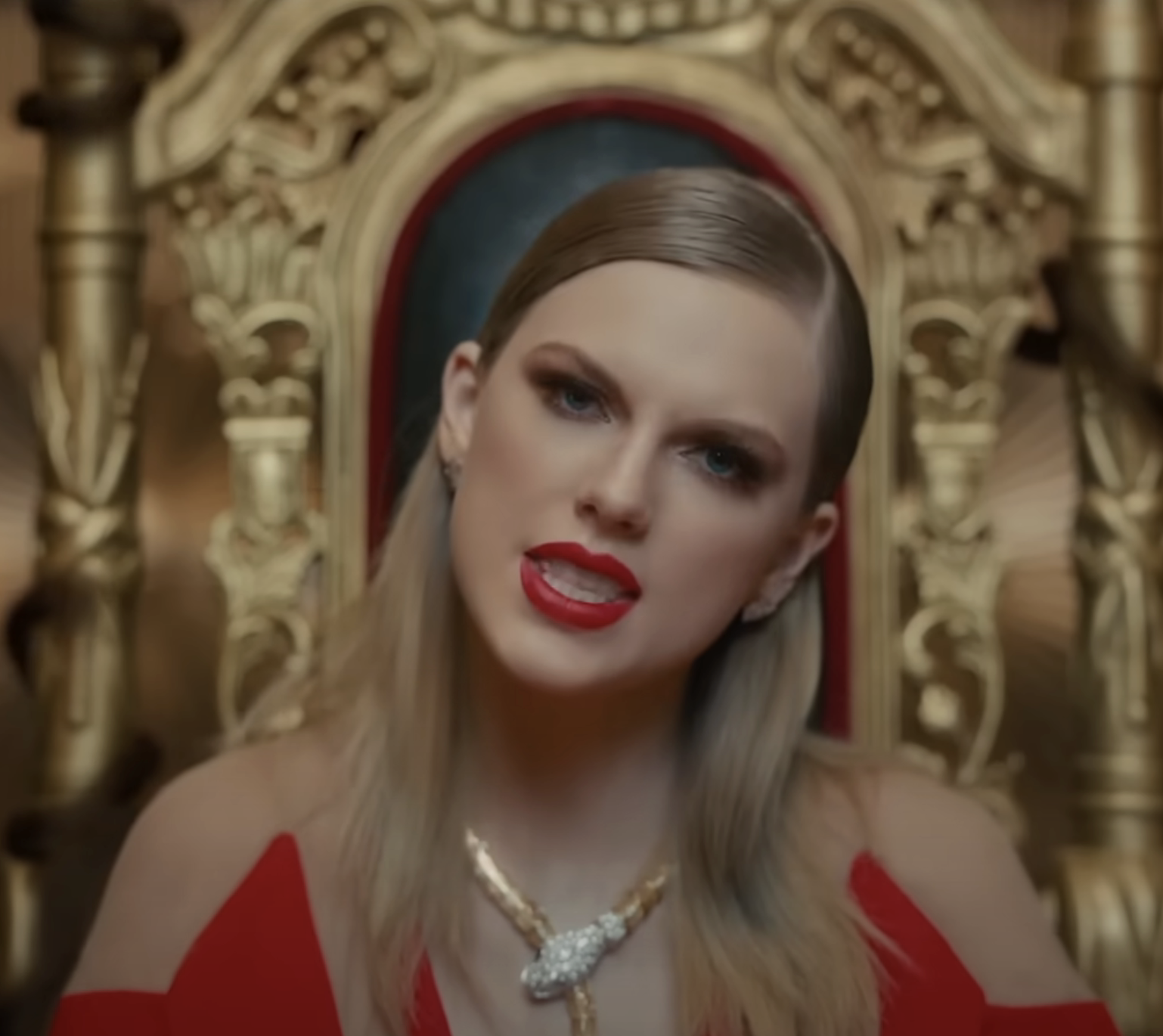 taylor in a music video