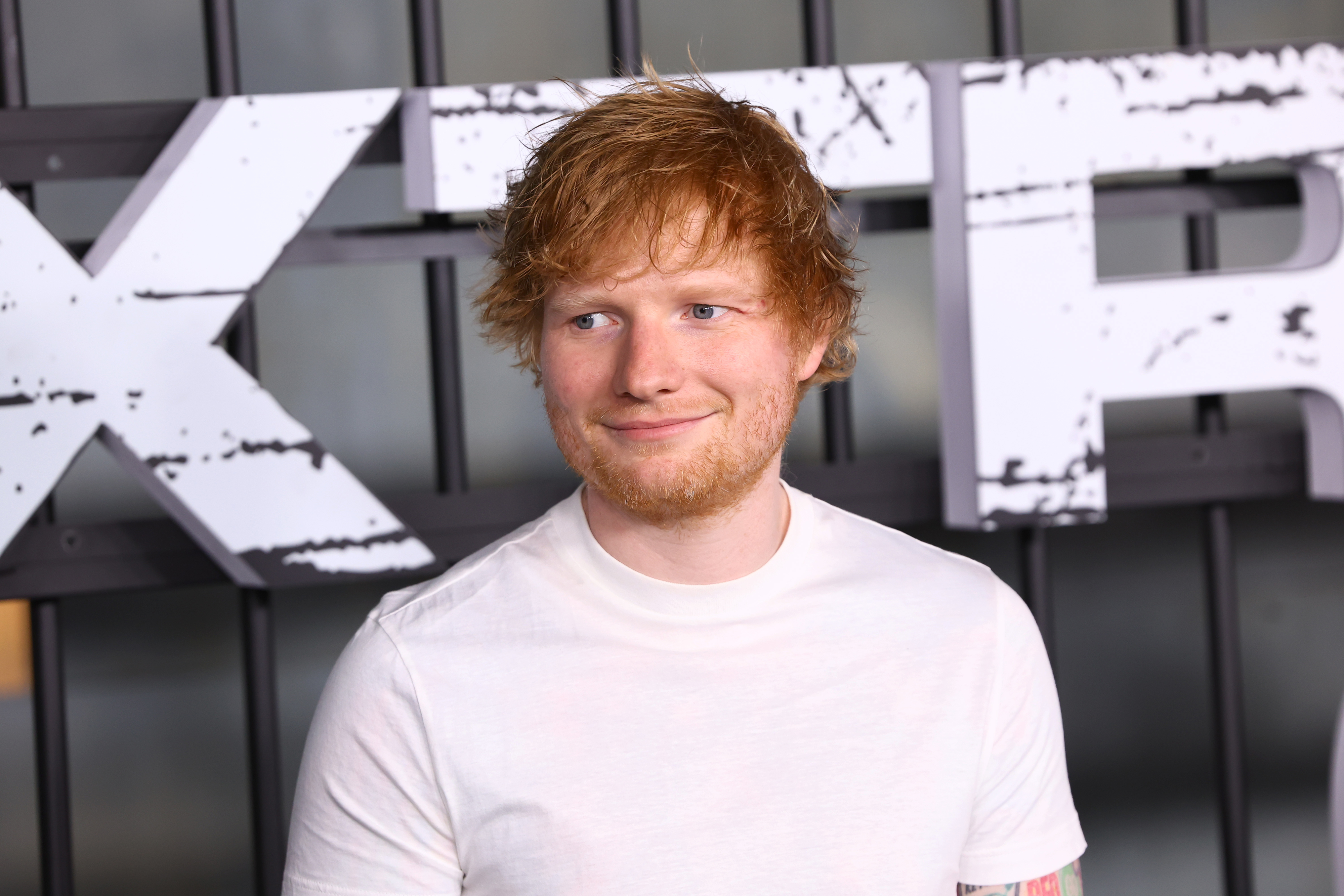 Closeup of Ed Sheeran