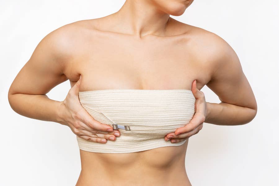 Woman gets £7,000 breast reduction but is stunned after they grow