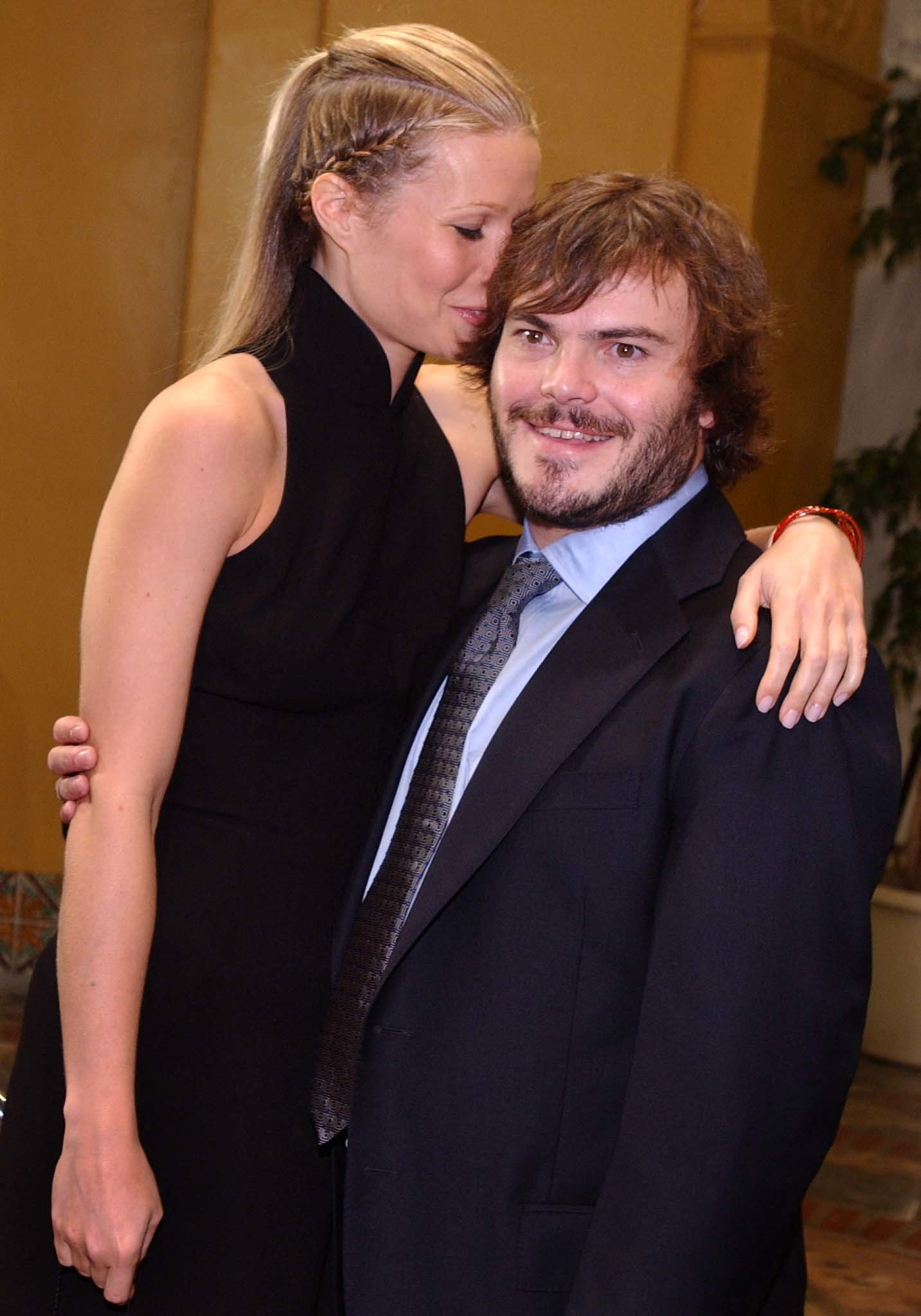 Closeup of Gwyneth Paltrow and Jack Black