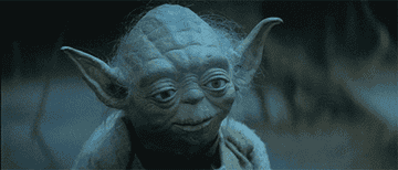 Closeup of Yoda