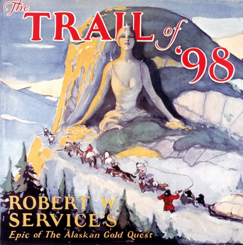 Trial of &#x27;98 movie poster showing a dog sled on a mountain