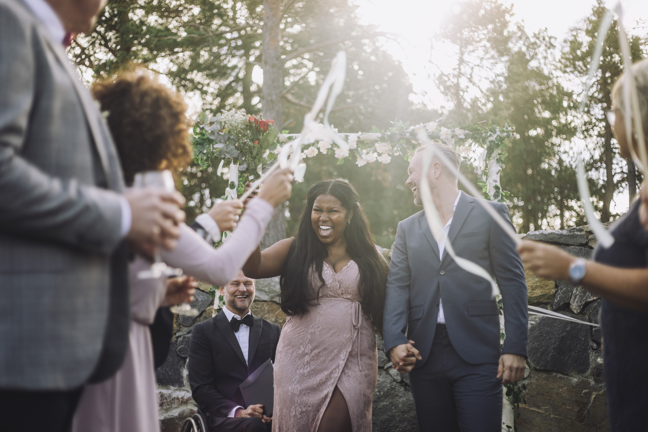 People at a wedding