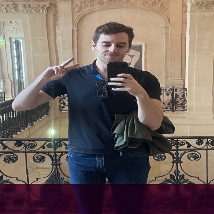 a selfie I took at the Picasso museum