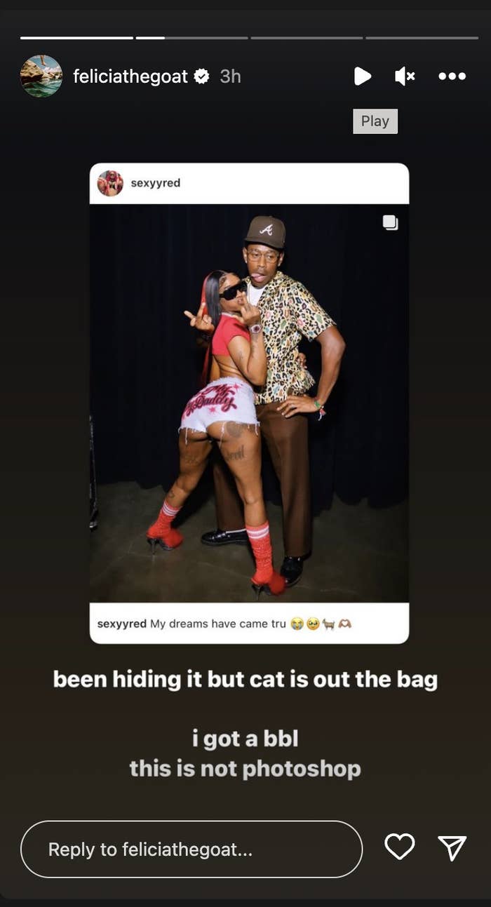 Tyler, the Creator On Viral Pics With Sexyy Red, Says He Got BBL