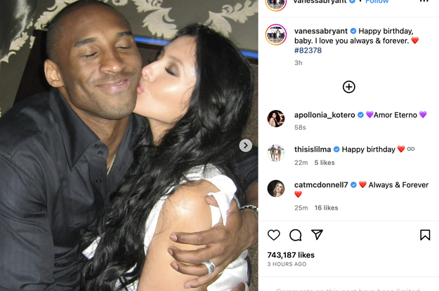 Vanessa Bryant Posts Tribute For Kobe's Birthday, 'I Love You Always &  Forever