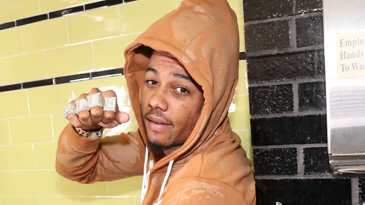 The rapper says he'll miss his October fight due to getting stabbed in the leg by a man who "came with a dog [and] a knife at 10 a.m."