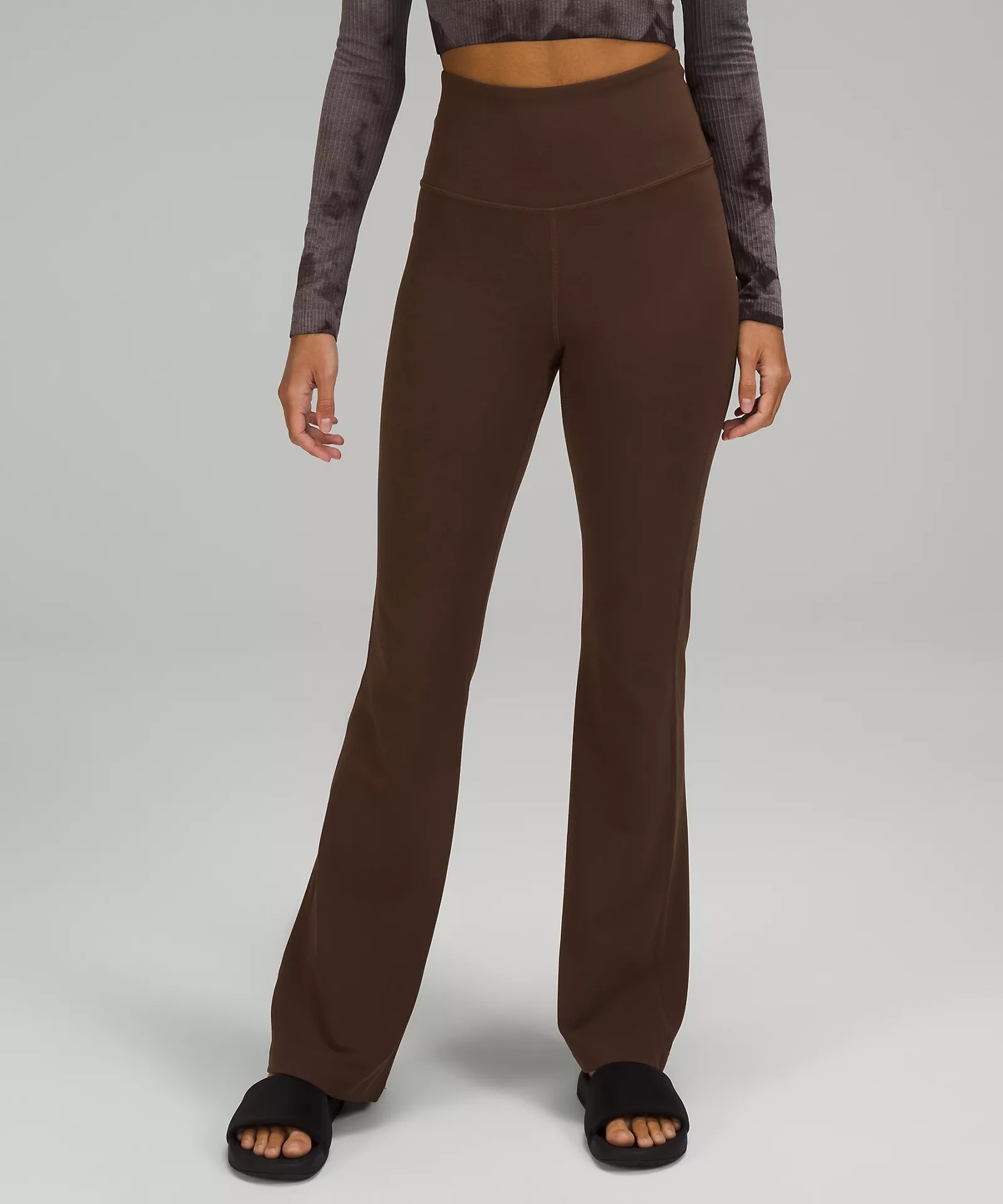 model wearing the brown pants