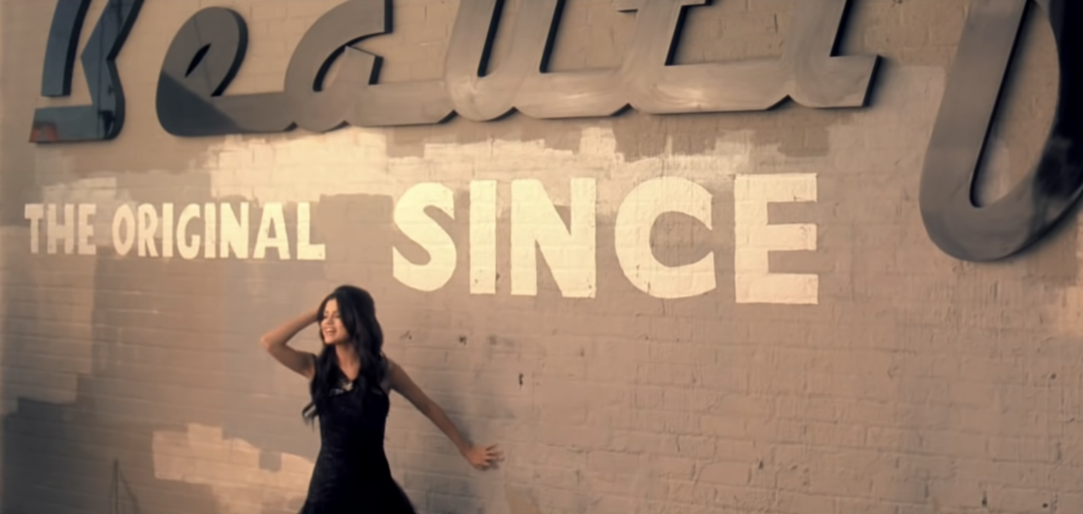Selena Gomez in a music video