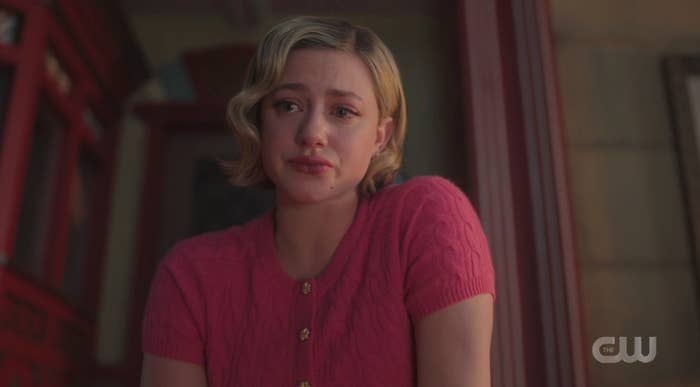 Betty crying