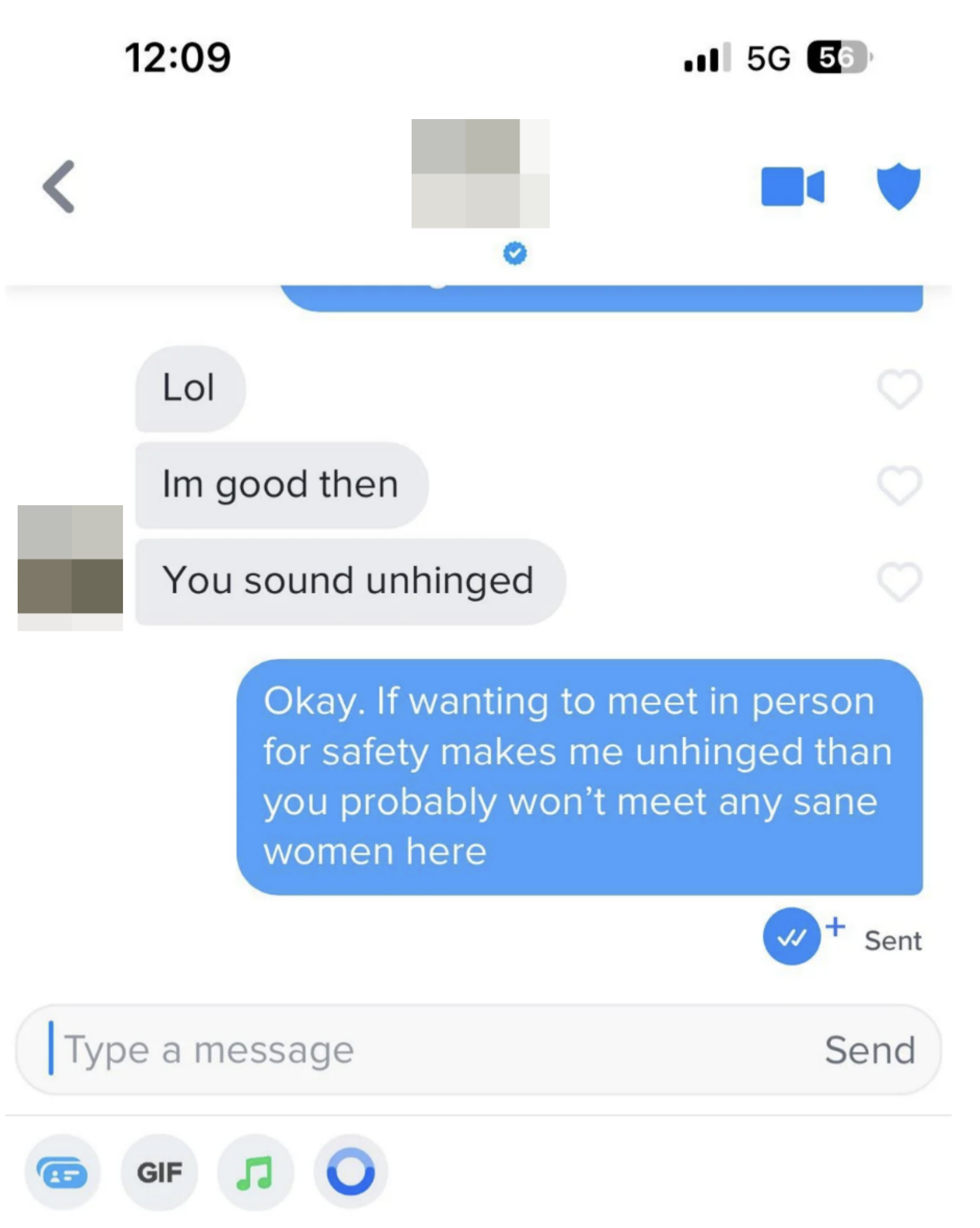 &quot;You sound unhinged&quot;